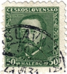 Stamps Czechoslovakia -  Personajes.