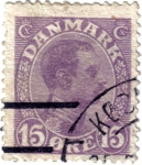 Stamps Denmark -  Christian X de Dinamarca