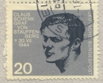 Stamps Germany -  Claus Schenk Graf von Stauffenberg  20-7-1944