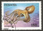 Sellos de Africa - Tanzania -  pulpo