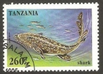 Stamps Tanzania -  pez shark