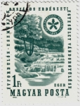 Stamps Hungary -   La Comisión Forestal Nacional. 1866