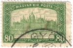 Stamps Hungary -  El Parlamento de Hungría