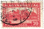 Stamps Hungary -  Palacio de Budapest