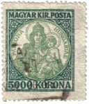 Sellos de Europa - Hungr�a -  Reino de María, la Patrona de Hungría