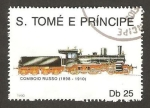 Stamps S�o Tom� and Pr�ncipe -  ferrocarril ruso