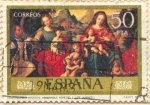Stamps Spain -  Desposorios místicos del venerable Agnesio