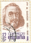 Stamps : Europe : Spain :  Francisco de Quevedo