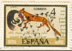 Sellos del Mundo : Europe : Spain : Beato. Biblioteca Nacional