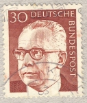 Stamps Germany -  Gustav Heinemann