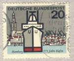 Stamps Germany -  Hamburg  775 Jahre Hafen