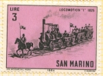 Stamps : Europe : San_Marino :  Historia de la Locomotora