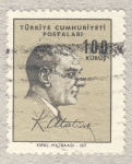 Stamps Turkey -  Mustafa Kemal Atatürk Presidente de Turquía