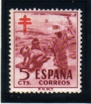 Stamps Spain -  1951 Pro tuberculosos.Edifil 1103