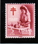 Sellos de Europa - Espa�a -  1953 Pro tuberculosos.Edifil 1121