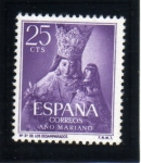 Stamps Spain -  1954 Año Mariano: Ntra. Sra de los Desamparados Edifil 1134