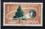 Stamps Spain -  Edifil  1736   VI  Congreso forestal mundial