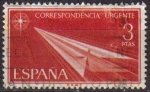 Stamps Spain -  ESPAÑA 1965 1671 Sello Correspondencia Urgente Usado Yv1331
