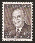 Stamps Tunisia -  presidente bourguiba