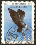 Stamps Chile -  liberacion nacional, un aguila