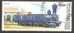Stamps Guinea -  locomotora, genf 1858