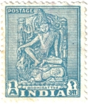 Stamps : Asia : India :  Bodhisattva. Budismo