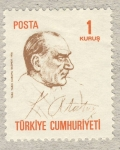 Stamps Turkey -  Mustafa Kemal Atatürk Presidente de Turquía