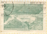 Stamps Chile -  Central Hidroelectrica de Rapel
