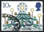 Stamps United Kingdom -  Arbol de Navidad.