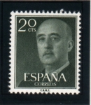 Stamps Spain -  1955 General Franco Edifil 1145