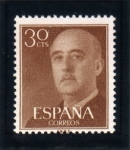 Stamps Spain -  1955 General Franco Edifil 1147