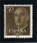 Stamps Spain -  1955 General Franco Edifil 1149
