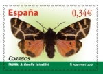 Stamps Spain -  ESPAÑA 2010 4533 Sello Nuevo Flora y Fauna Mariposas Artimelia Latreillei