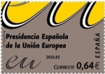 Stamps Spain -  ESPAÑA 2010 4548 Sello Nuevo Presidencia Española en la Unión Europea Espana Spain Espagne Spagna Sp
