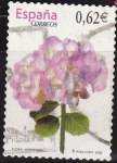 Stamps Spain -  ESPAÑA 2009 4468 Sello Flora y Fauna Hortensia Usado
