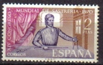 Stamps Spain -  ESPAÑA 1970 1988 Sello Nuevo Congreso Mundial de Sastreria c/señal charnela