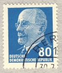 Stamps Germany -  DDR Walter Ulbricht