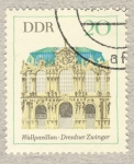 Stamps Germany -  DDR Wallpavillon. Dresdner Zwinger