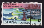 Stamps : Europe : Spain :  PROTEGE EL MAR