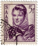 Stamps Germany -  El Protectorado de Sarre. Alemania