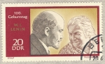 Stamps : Europe : Germany :  DDR 100.Geburtstag  W.I.Lenin