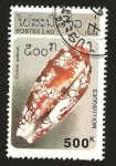 Stamps Laos -  molusco