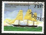 Sellos de Africa - Benin -  barco