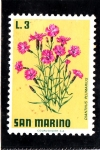 Stamps San Marino -  DIANTHUS PLUMARIUS