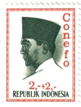 Stamps Indonesia -  Achmed Sukarno. Primer presidente de la República
