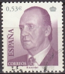 Stamps Spain -  ESPAÑA 2005 4145 Sello Básica Rey S.M. Juan Carlos I 0,53€ usado