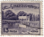 Stamps Pakistan -  Los jardines de Shalimar