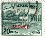 Stamps Pakistan -  Los jardines de Shalimar