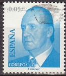 Stamps Spain -  ESPAÑA 2002 3858 Sello Serie Básica Rey Juan Carlos I 0,05€ usado