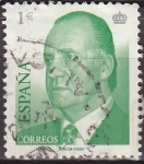 Stamps Spain -  ESPAÑA 2002 3863 Sello Serie Básica Rey Juan Carlos I 1€ usado
